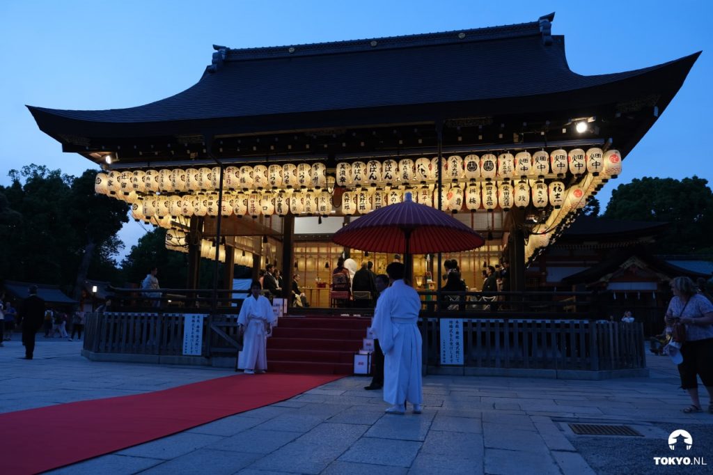 Yasaka shrine bruiloft in Gion