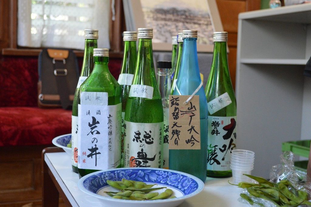 Sake proeverij in Kobe