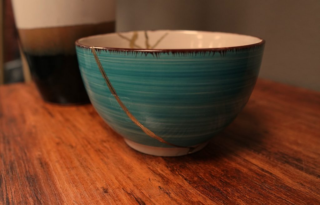 Kintsugi kommetje