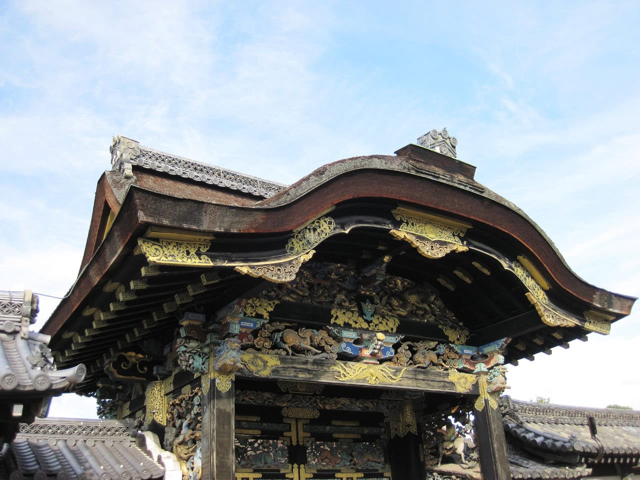 De poort van Nishi hongan-ji