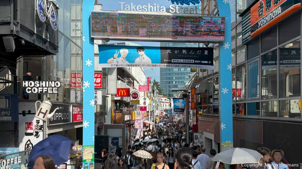 Takeshita Dori toeristenval