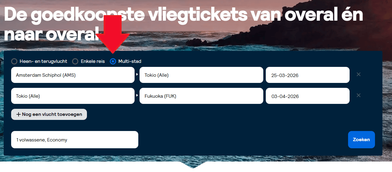 Goedkope vliegtickets met tussenstops